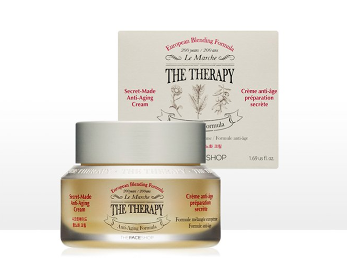 thành phần Kem Dưỡng Ẩm The Therapy Secret-Made Anti-Aging Cream The Face Shop v
