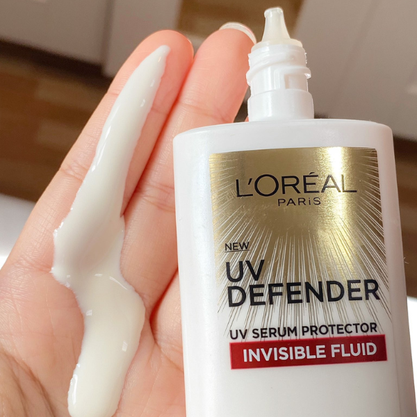  Kem Chống Nắng Loreal Paris UV Defender Serum Invisible Fluid Mỏng Nhẹ 50ml 