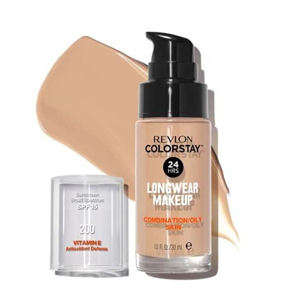  (Mẫu Mới) Kem Nền Che Phủ Cao, Bổ Sung Thêm VitE Kiềm Dầu REVLON 24H COLORSTAY Combination/Oliy Skin - Da Hỗn Hợp/Dầu (30ml) 