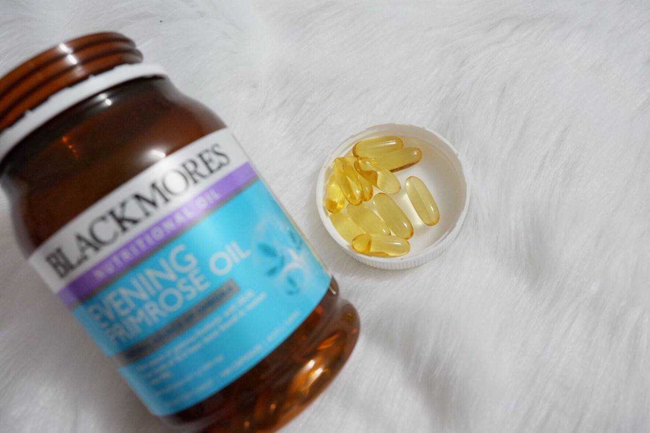 Thành phần trong mỗi viên uống Blackmores Nutritional Oil Evening Primrose Oil 1 Thành phần trong mỗi viên uống Blackmores Nutritional Oil Evening Primrose Oil
