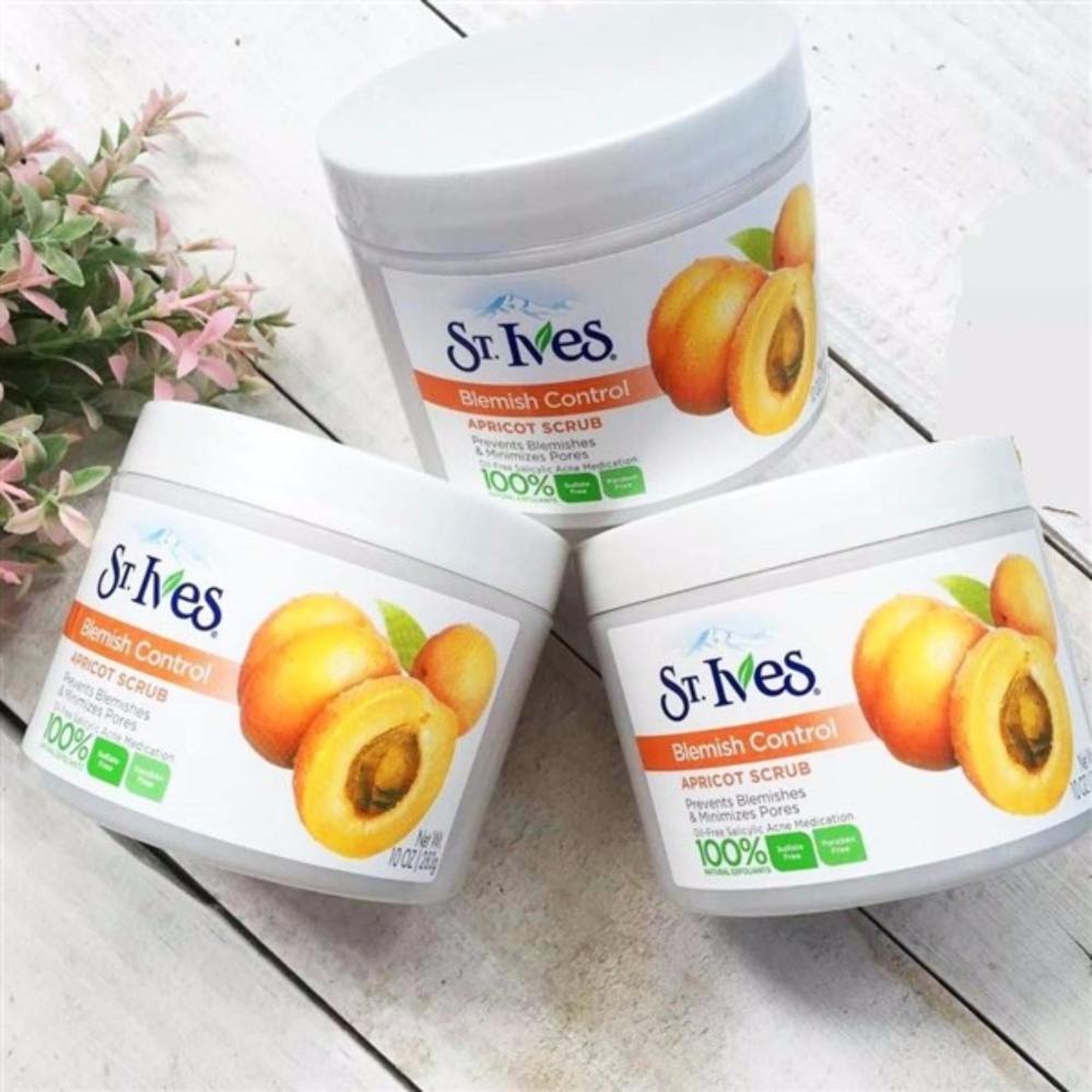 Tẩy tế bào chết toàn thân St.Ives Apricot Scrub dịu nhẹ và an toàn cho da