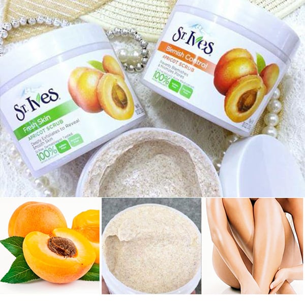 Thành Phần Tẩy Tế Bào Chết Trái Mơ St.ives Fresh Skin Apricot Scrub 1