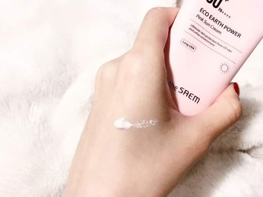  Kem Chống Nắng Nâng Tone Da Sáng Hồng THE SAEM Pink Sun Cream EX SPF50+/PA++++ (Phiên bản mới) 