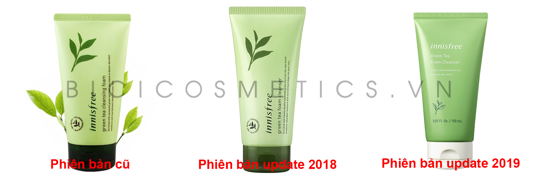 Sữa Rửa Mặt Innisfree Green Tea Foam Cleanser
