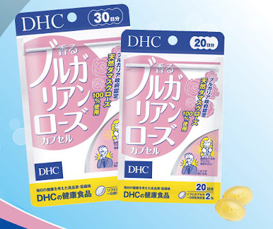  Viên uống hoa hồng, thơm cơ thể DHC Bulgarian Rose Capsule 