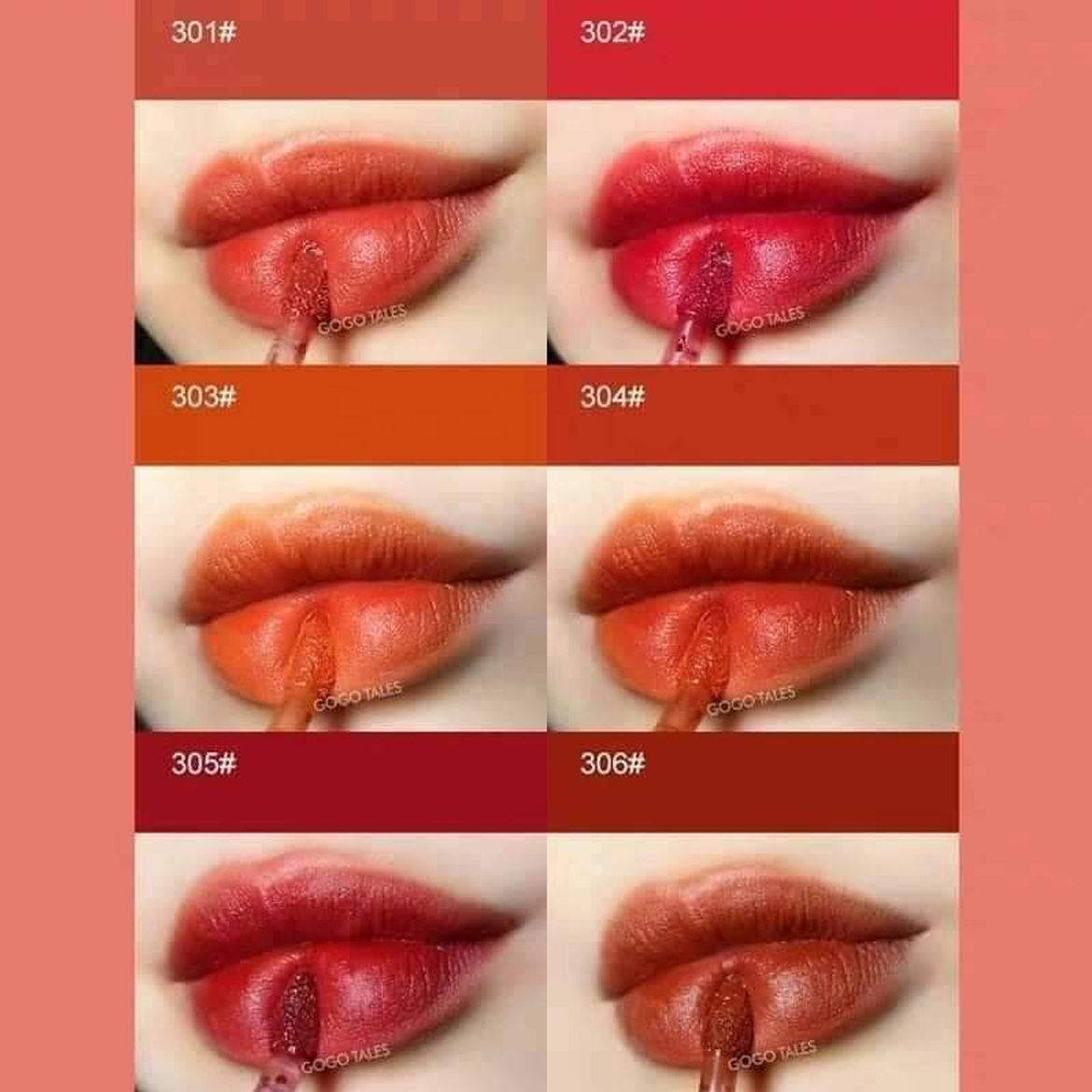  Son Kem Nội Địa Trung GOGO TALES Matte Liquid Lipstick 