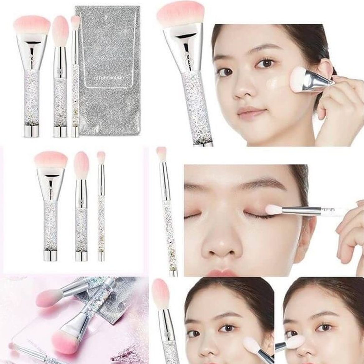  Bộ Cọ Trang Điểm Etude House My Beauty Tool Twinkle Mini Brush Set 