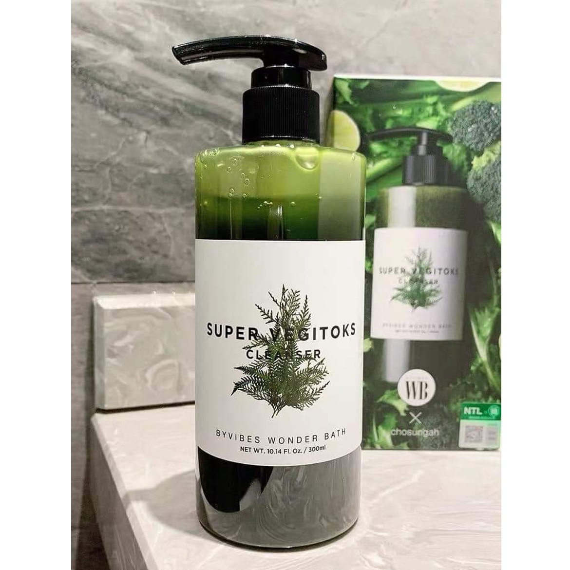  Sữa Rửa Mặt Rau Củ Byvibes Wonder Bath Super Vegitoks Cleanser 