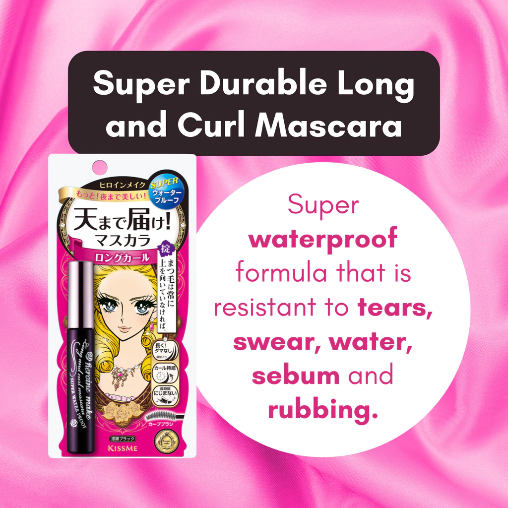  Chuốt Mi KISS ME Heroine Make Volume/Long Up Mascara Super Waterproof - 6g 