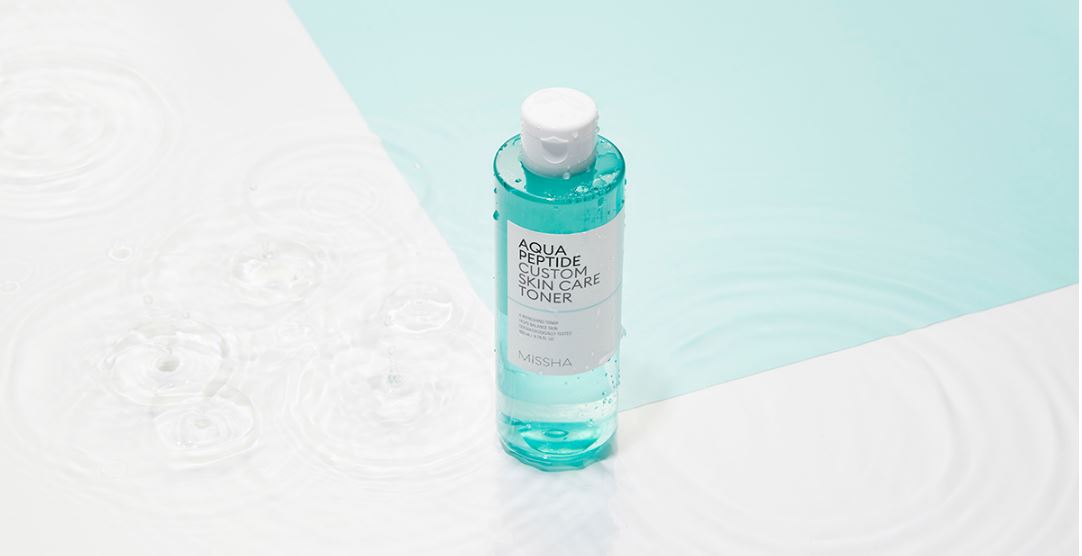 Nước Hoa Hồng Missha Aqua Peptide Custom Skin Care Toner - Bici Cosmetics