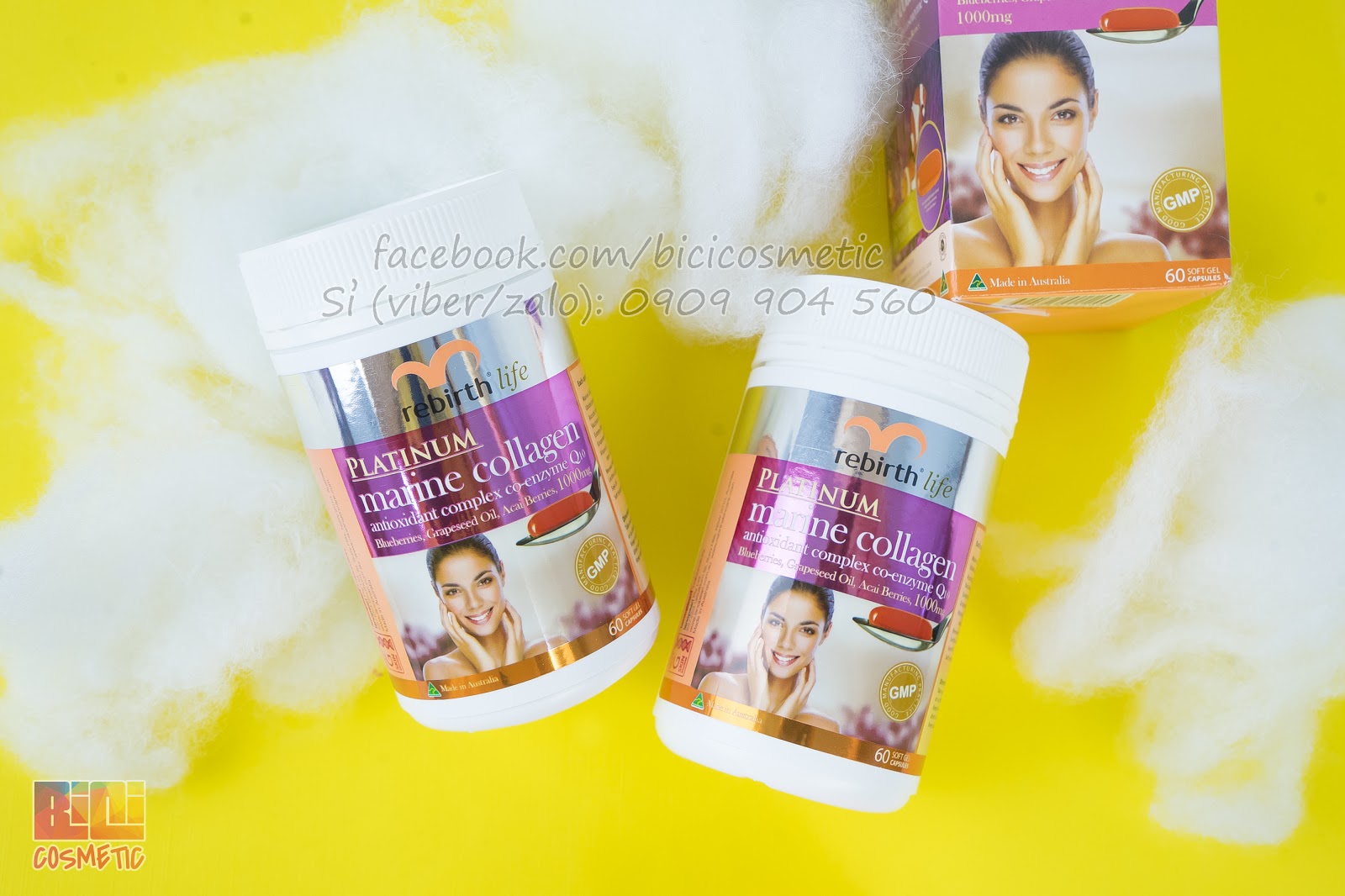 Viên Uống Rebirth Platinum Marine Collagen 2 Viên Uống Rebirth Platinum Marine Collagen 1