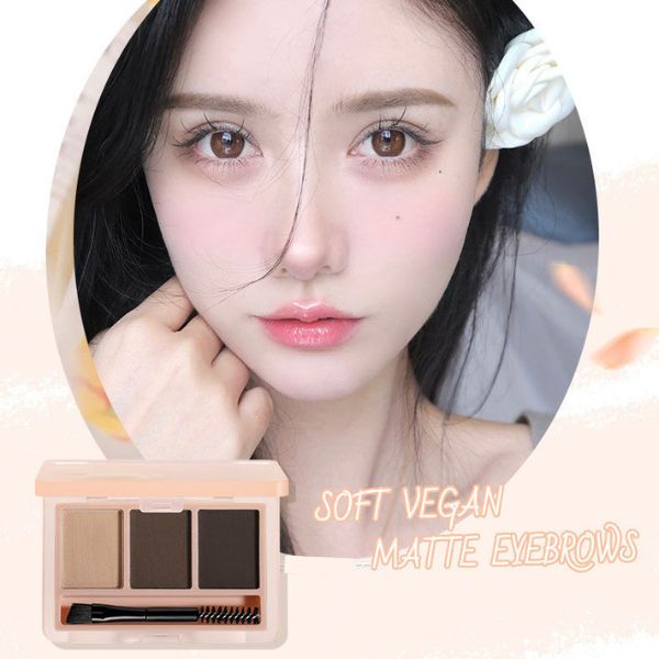  Bột Kẻ Chân Mày Kèm Cọ Lâu Trôi NOVO Eyebrow Kit Nội Địa Trung 