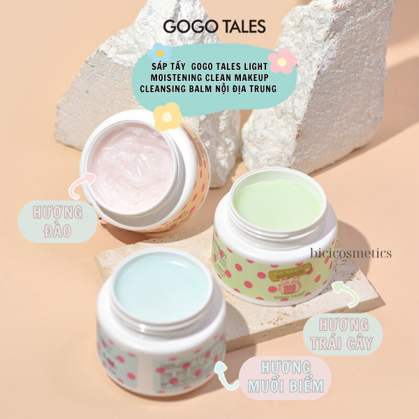  Sáp Tẩy Trang Sạch Sâu GOGO TALES Light Moistening Clean Makeup Cleansing Balm Nội Địa Trung 