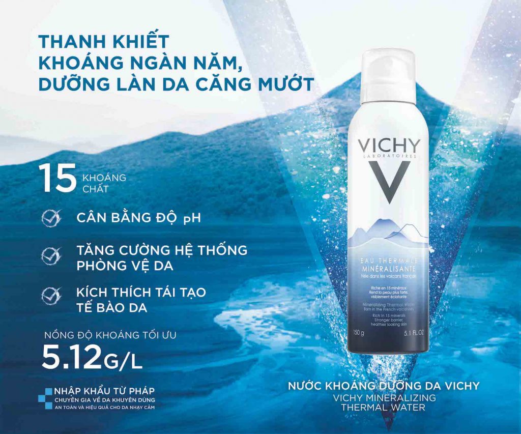 Xịt khoáng Vichy Mineralizing Thermal Water – Bicicosmetics