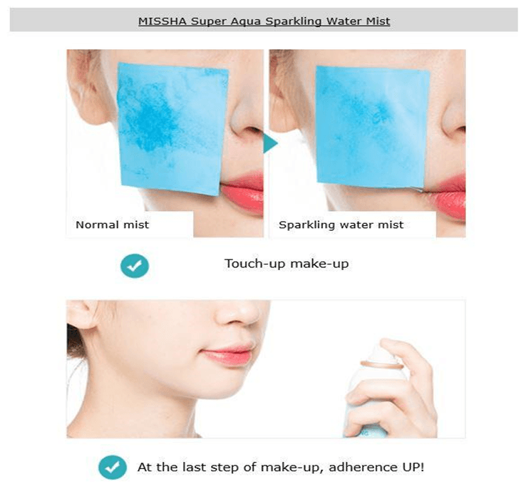 Xịt khoáng thiên nhiên cao cấp Super Aqua Sparkling Water Mist