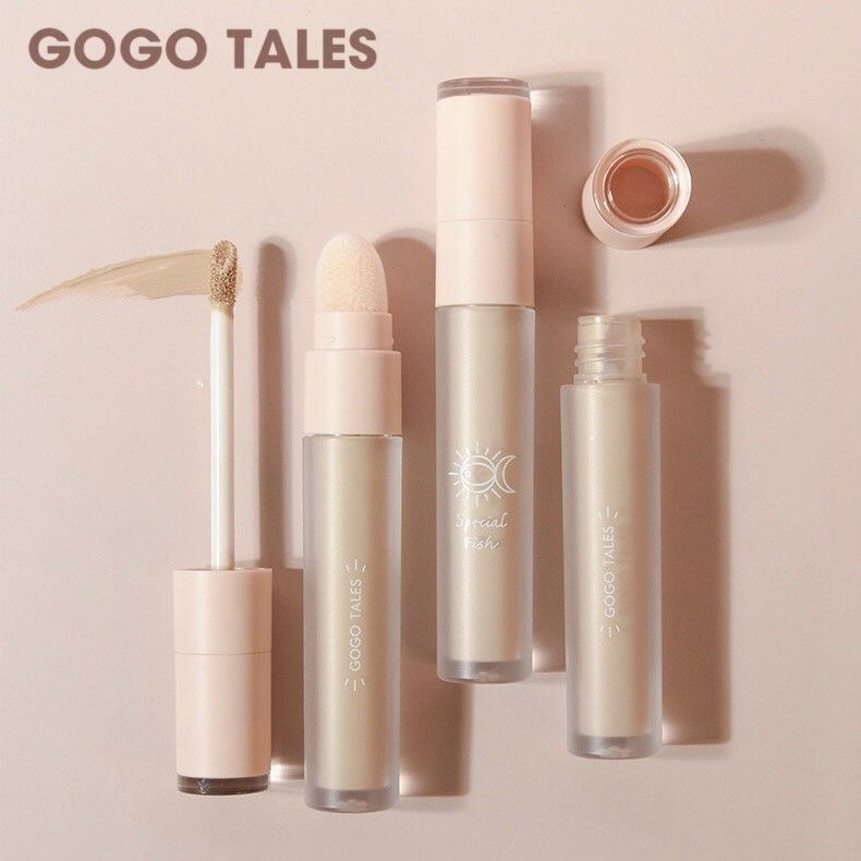  Che Khuyết Điểm 2 Đầu Tiện Lợi GOGO TALES Moisturizing Traceless Concealer Special Fish 