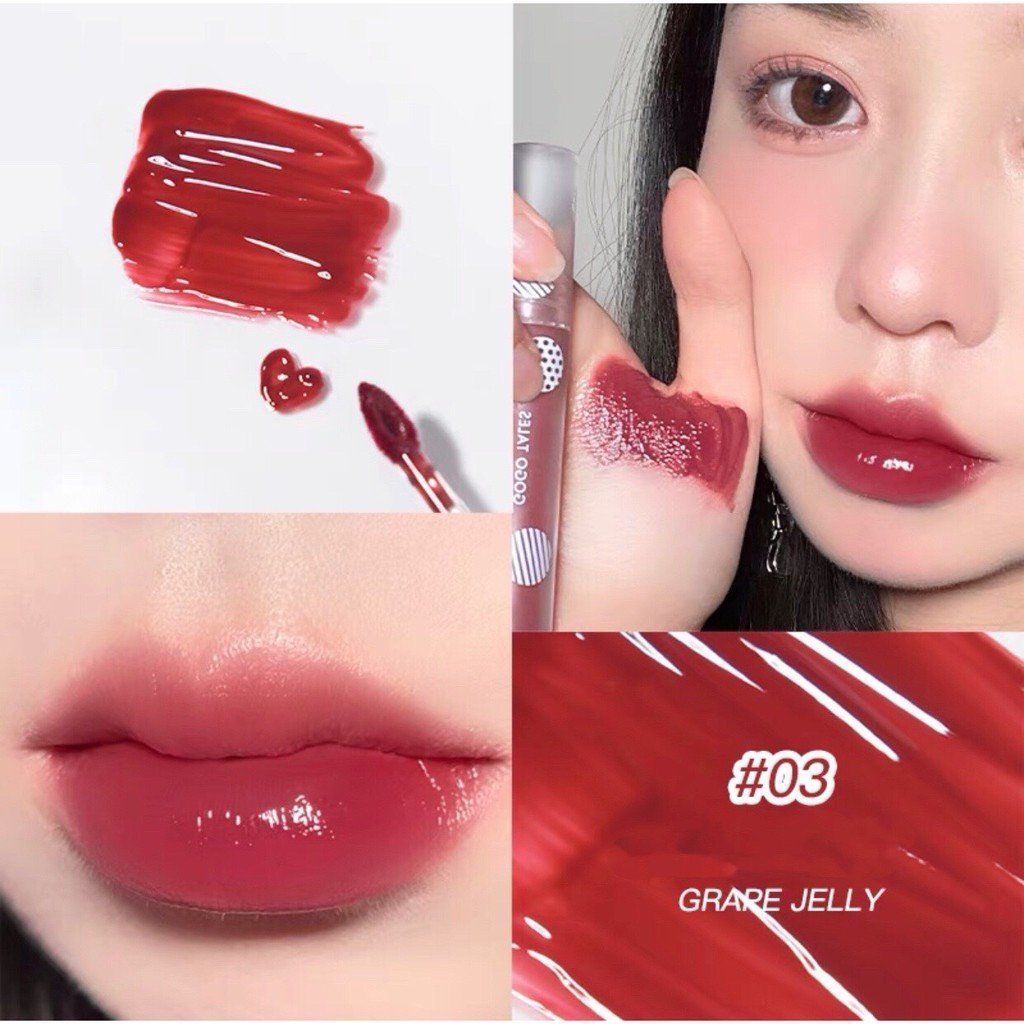  Son kem tint bóng Gogo Tales Ice Transparent Mirror Lipgloss NĐT 