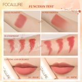  Son Thỏi Bền Màu Mướt Môi FOCALLURE Flower Show Series Pure Matte Lipstick 