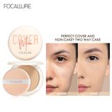  Phấn Nén Kiềm Dầu Mịn Da FOCALLURE Cover Max Two Way Cake Pressed Powder 