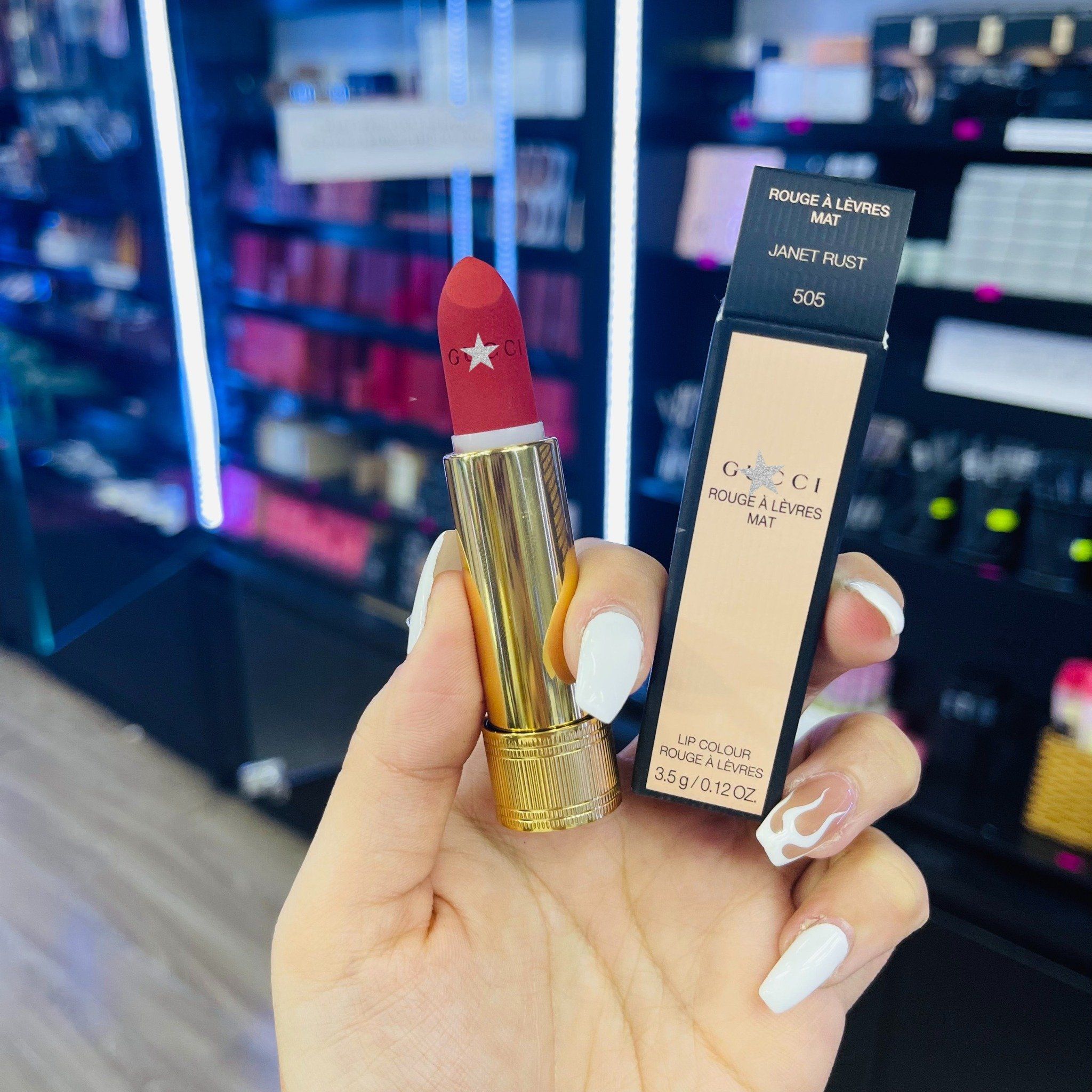  Son Thỏi G★CCI Holiday 2021 Rouge A Levres Mat Lipstick 