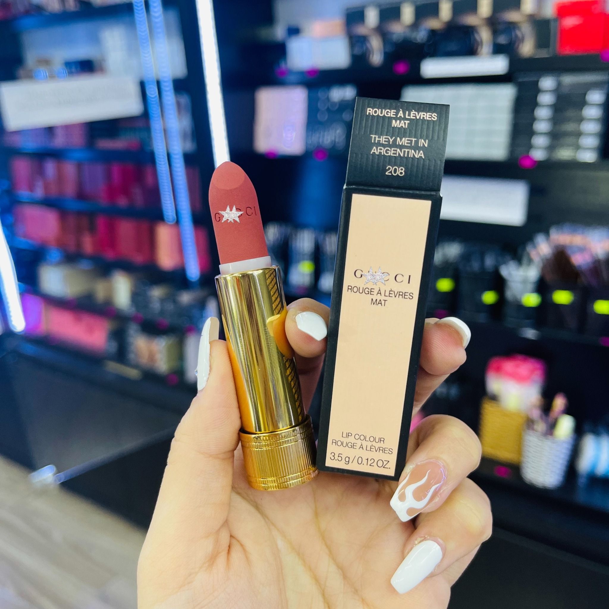  Son Thỏi G★CCI Holiday 2021 Rouge A Levres Mat Lipstick 