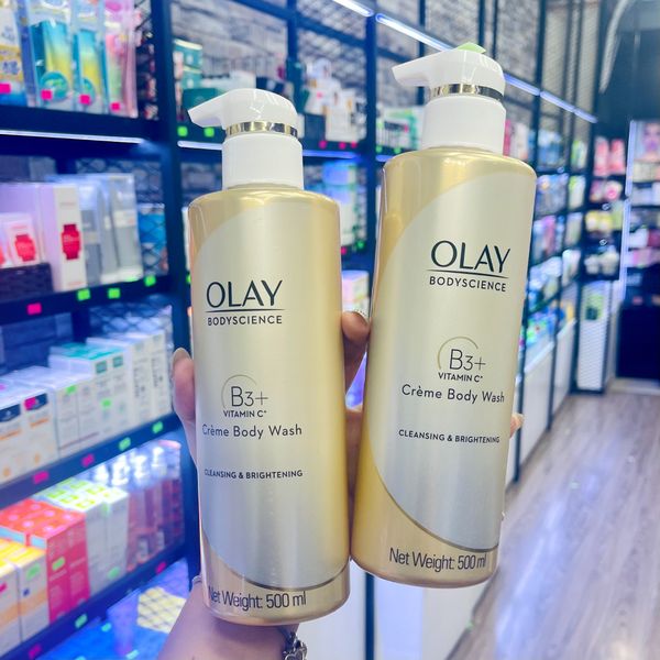  Sữa Tắm Dưỡng Trắng Da OLAY B3 + Vitamin C Body Wash 500g - Thái Lan 