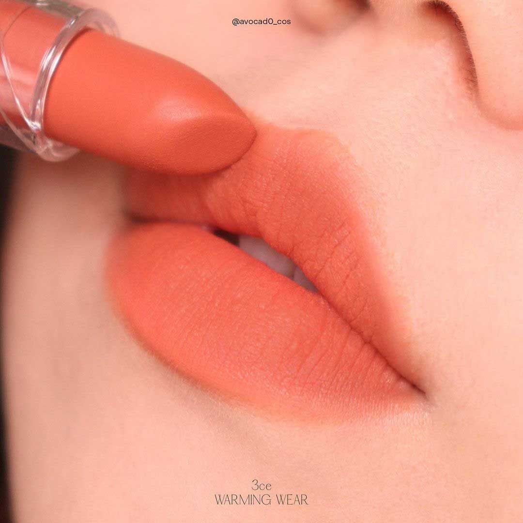  (Đủ Màu) Son Thỏi Siêu Lì 3CE Soft Matte Lipstick Vỏ Trong Suốt 