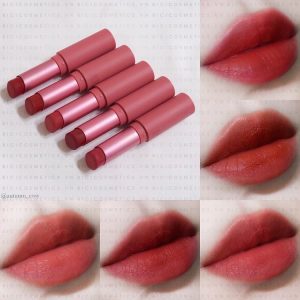 Bảng màu Black Rouge Rose Velvet Lipstick khá an toàn cho các tông da và cực dễ dùng.- Bici Cosmetics