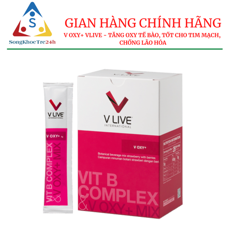  V-Oxy+ Vlive - tăng oxy trong máu, tốt cho tim mạch, chống lão hóa (V Oxy) 