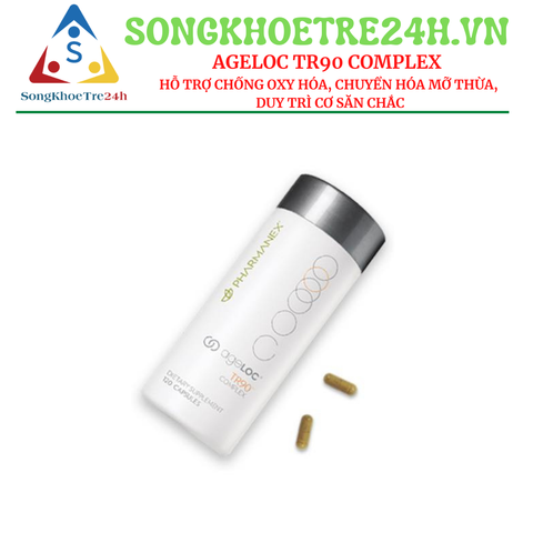  Ageloc Tr90 Complex Nuskin - Hỗ trợ chống oxy hóa, chuyển hóa mỡ thừa, duy trì cơ săn chắc (120 viên/ hộp) 