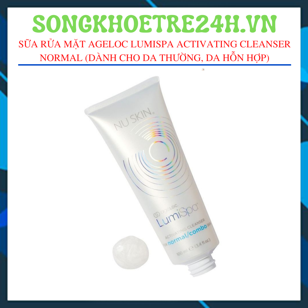 Sữa rửa mặt ageLOC LumiSpa Activating Cleanser Normal/ Combo dành cho da thường, da hỗn hợp