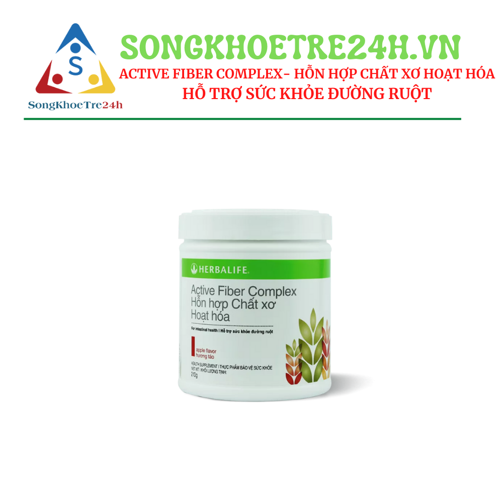 TPBVSK: Active Fiber Complex - Apple Flavor,  Hỗn Hợp Chất Xơ Hoạt Hóa - Hương Táo (210g) - Hỗ trợ sức khỏe đường ruột