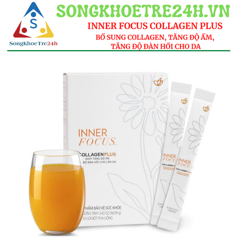  INNER FOCUS COLLAGEN PLUS - Bổ sung Collagen, tăng độ ẩm, tăng độ đàn hồi cho làn da 