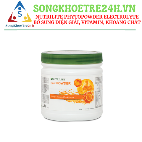  TPBS Nutrilite Phytopowder Electrolyte vị cam 360g - Bổ sung chất điện giải, vitamin và khoáng chất 