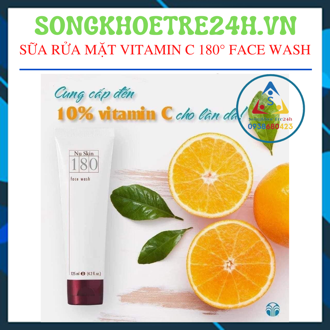 Sữa rửa mặt vitamin C 180 Face Wash (125ml)