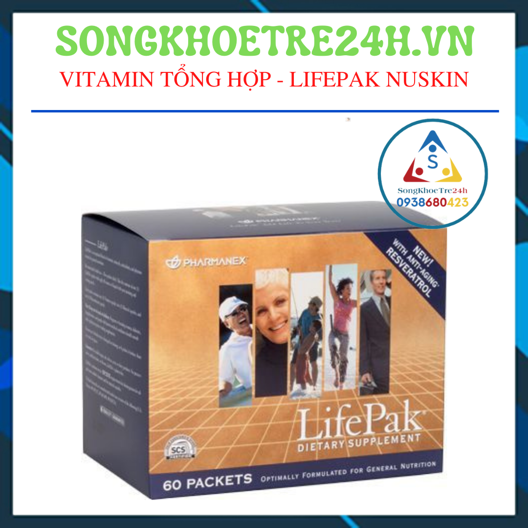 Vitamin tổng hợp LIFEPAK NUSKIN (Hộp 180 viên)