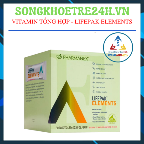  Vitamin tổng hợp - LifePak Elements (Hộp 30 gói) 