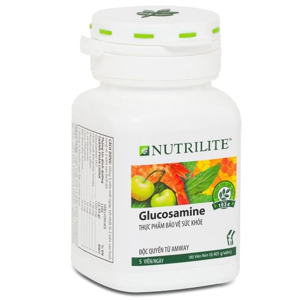 Nutrilite Glucosamine - Hỗ trợ duy trì sức khỏe của khớp (Hộp 180 viên)