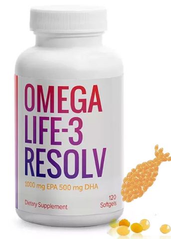  OMEGA LIFE-3 RESOLV UNICITY - Bổ sung Omega 3 tốt cho huyết áp, tim mạch, tốt cho da, bổ mắt, chống lão hóa 