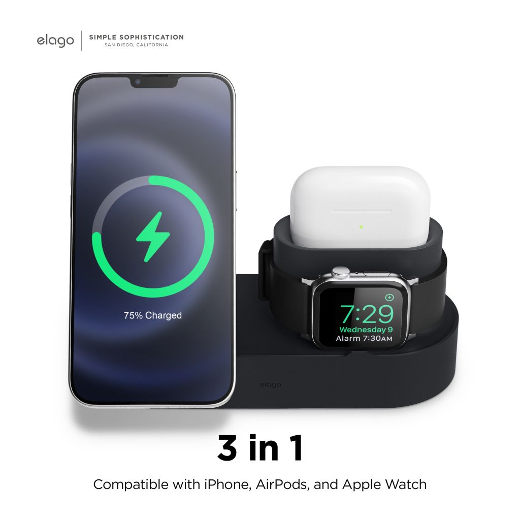 Đế sạc Elago Trio 2 Wireless Charging Station