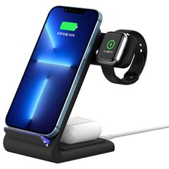 Đế Sạc Không Dây Mazer DESK Trio SWING 3-in-1 Wireless Charger