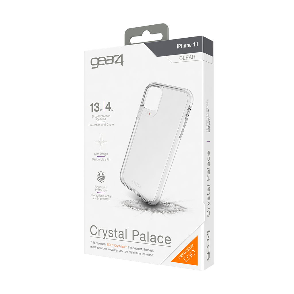 Ốp lưng chống sốc Gear4 D3O Crystal Palace 4m cho iPhone 11 Pro Max