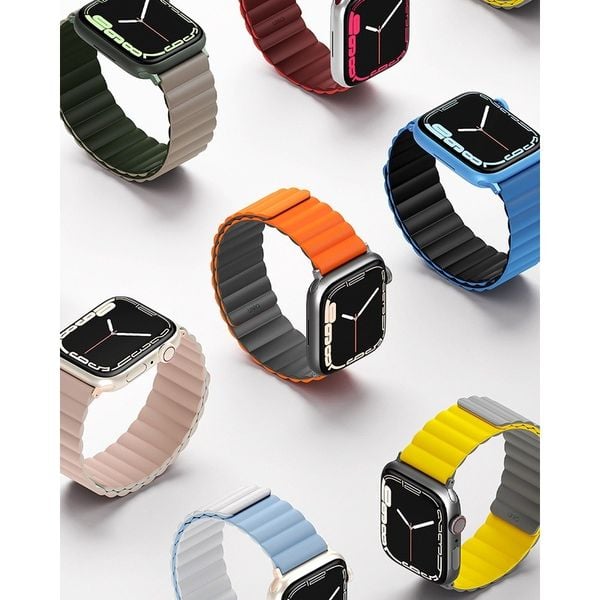 Dây đeo 2 Màu Dành Cho Apple Watch Size 45/44/42mm UNIQ Revix Reversible