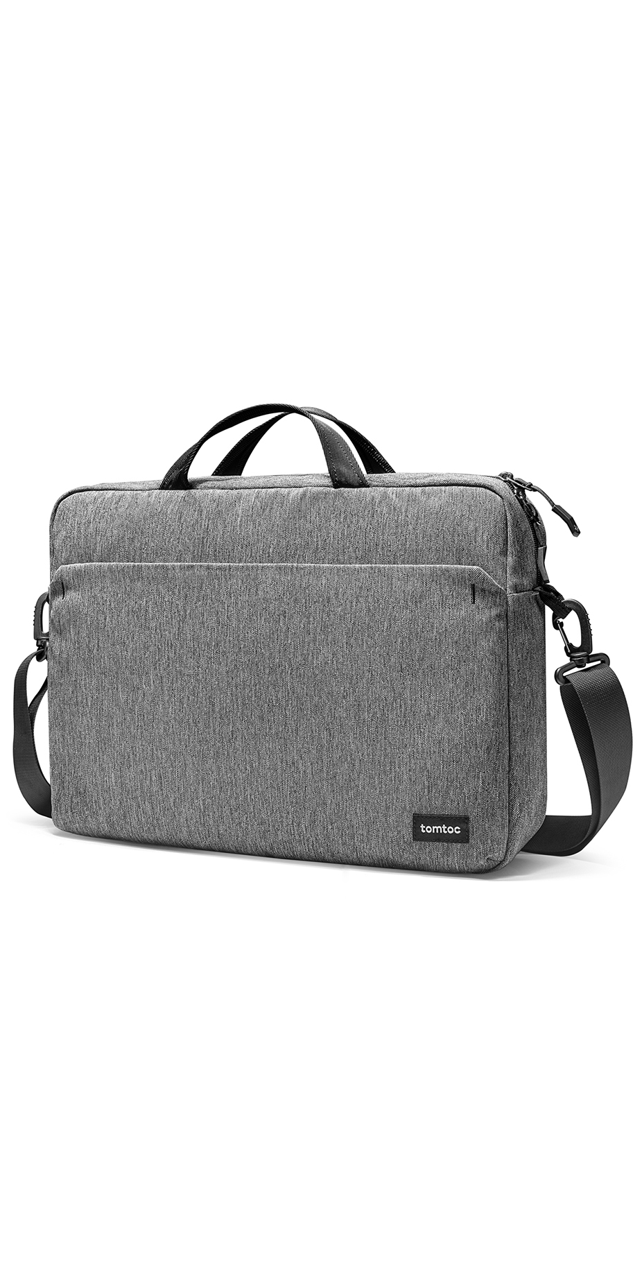 TÚI XÁCH TOMTOC (USA) SHOULDER BAG FOR ULTRABOOK 13 - 15″ GRAY – A51