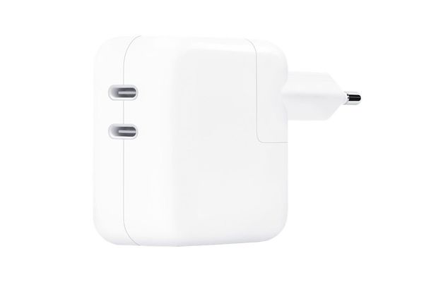 Adapter Củ Sạc Dual Type C 35W Apple chính hãng MNWP3 Trắng