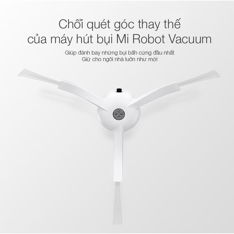 Chổi quét bụi (quét góc) thay thế cho Robot hút bụi Xiaomi Mi Vacuum Hàng Chính Hãng