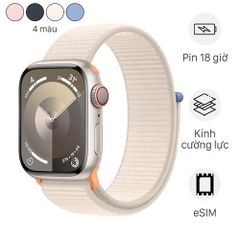 Apple Watch S9 LTE 45mm Viền Nhôm Dây Vải (LL)