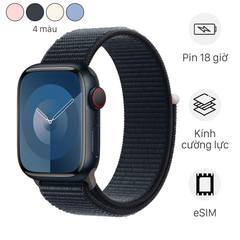 Apple Watch S9 LTE 41mm Viền Nhôm Dây Vải (LL)