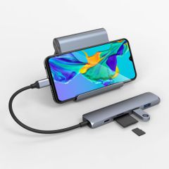 Cổng chuyển Hyperdrive Bar 6 in 1 USB-C Hub For Macbook, PC & Device