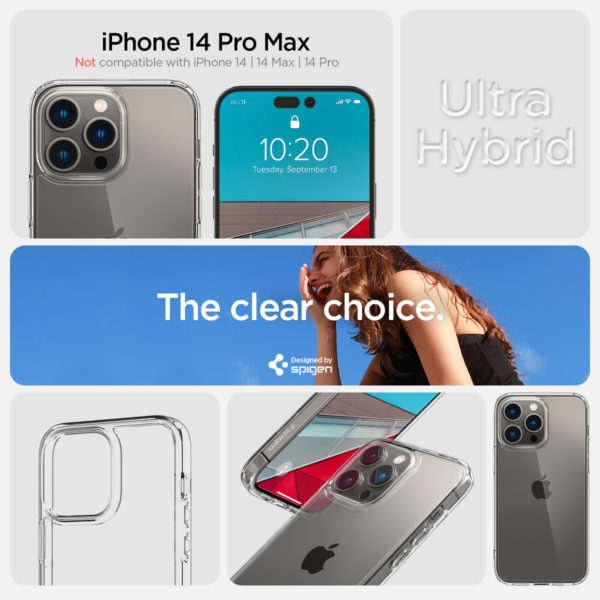 ỐP LƯNG IPHONE 14 PROMAX SPIGEN ULTRA HYBRID